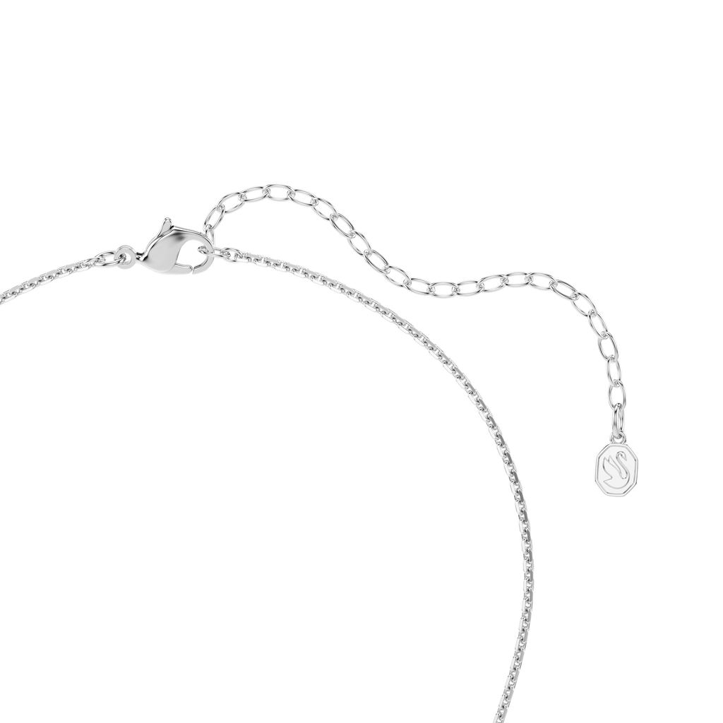 Swarovski Ariana Grande x Flower and Pearl Crystal Pendant Necklace — view 4