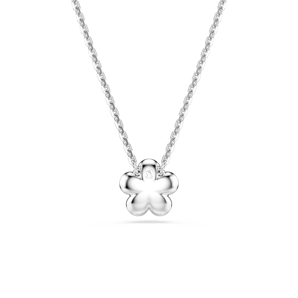 Swarovski Ariana Grande x Flower and Pearl Crystal Pendant Necklace — view 5