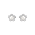 Swarovski Ariana Grande x Flower & Pearl Stud Earring