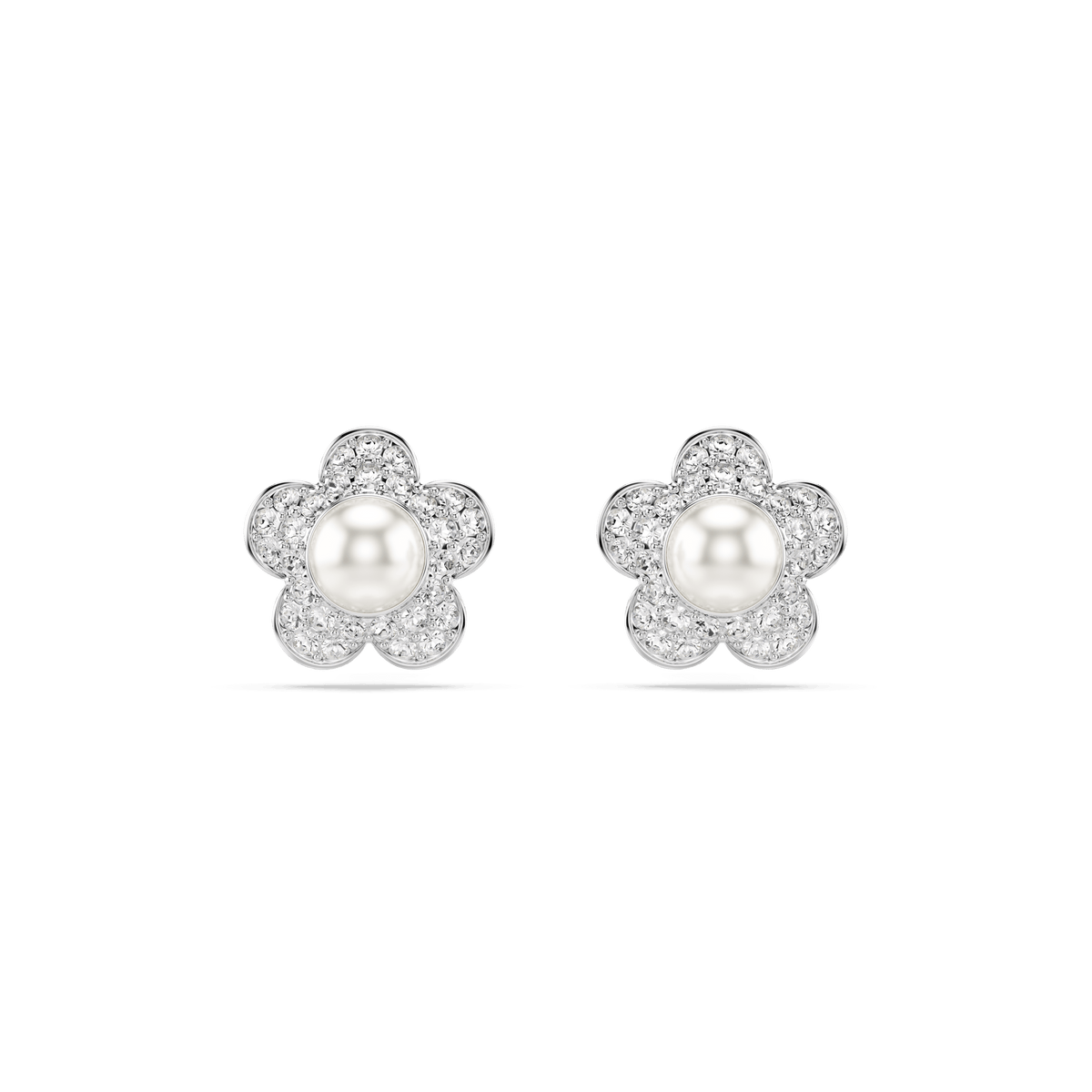 Swarovski Ariana Grande x Flower & Pearl Stud Earring