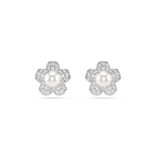 Swarovski Ariana Grande x Flower & Pearl Stud Earring