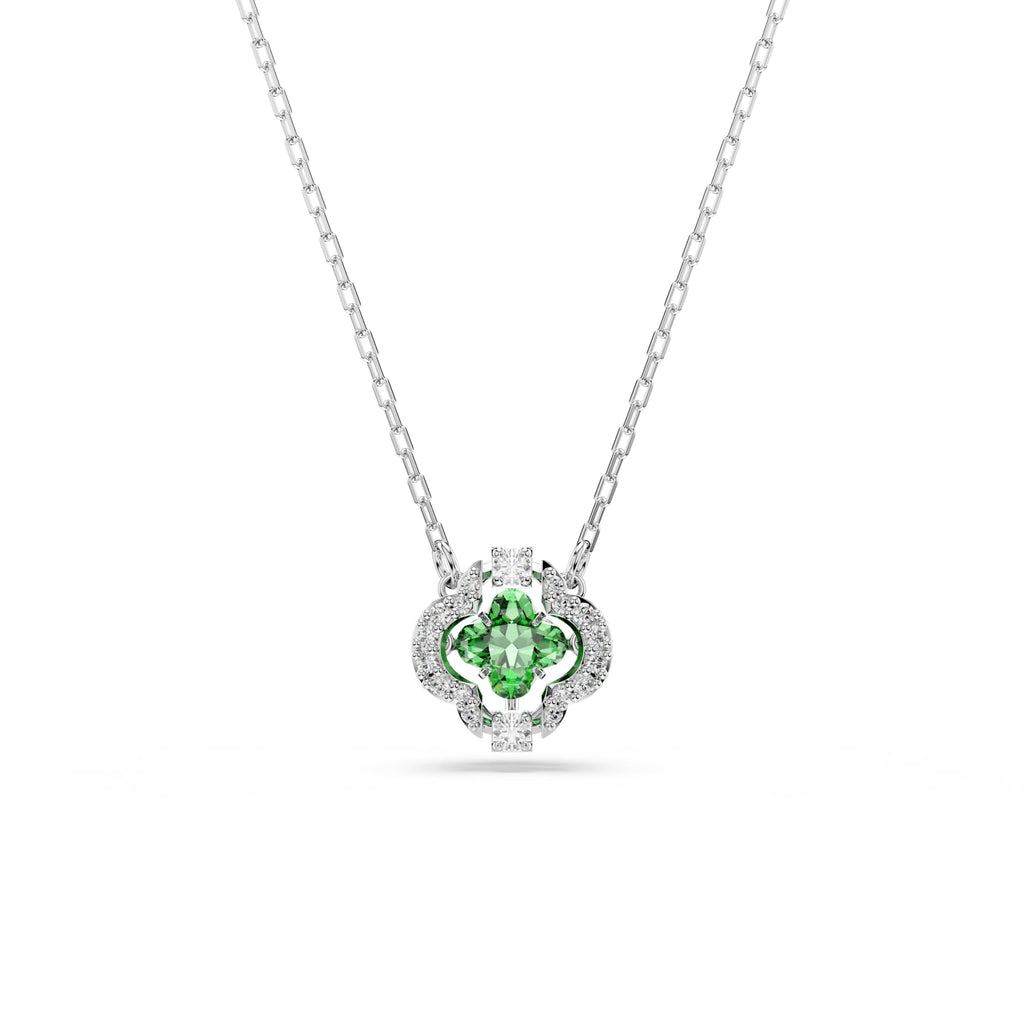 Swarovski Una Green Clover Pendant Necklace 5757785 — view 2