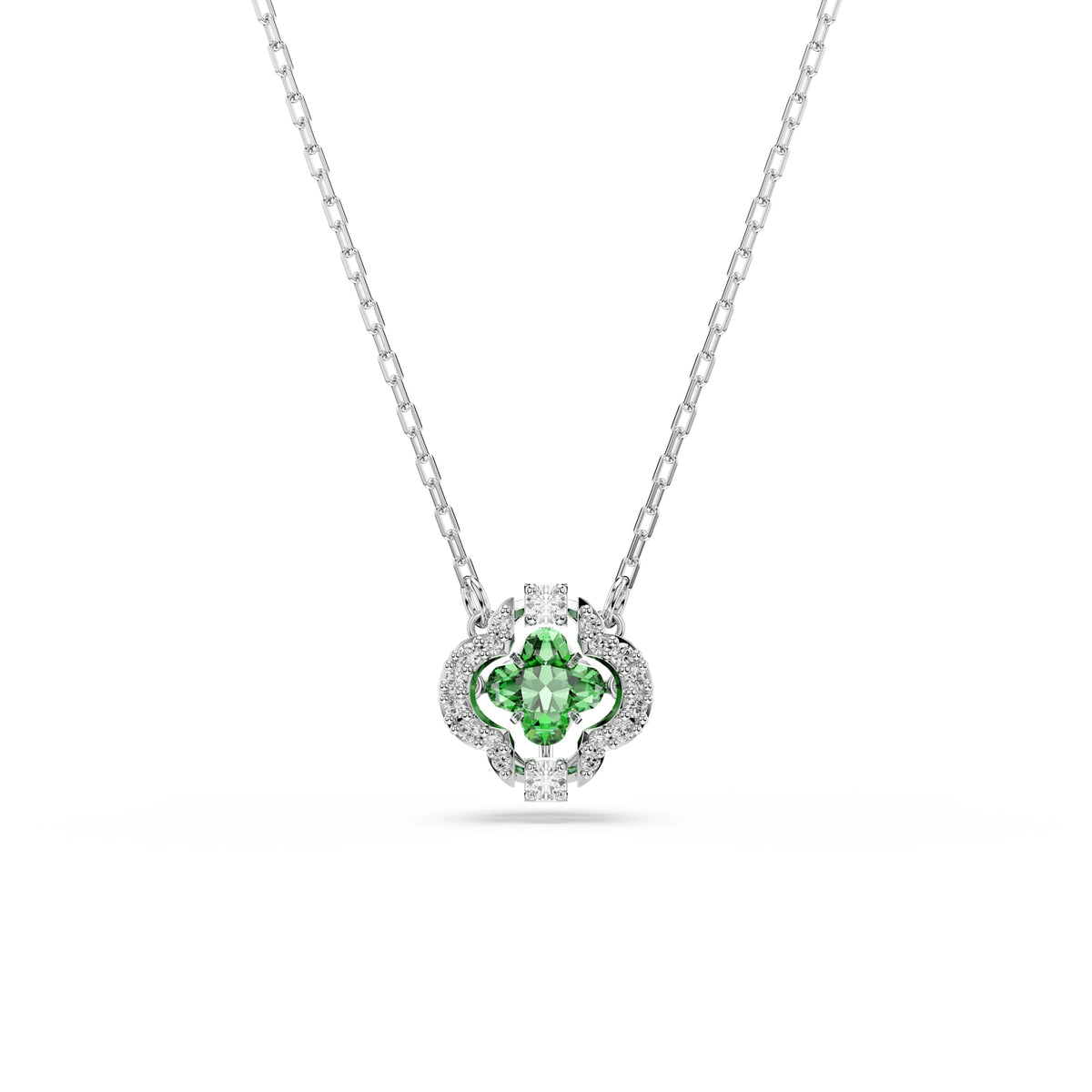 Swarovski Una Green Clover Pendant Necklace 5757785