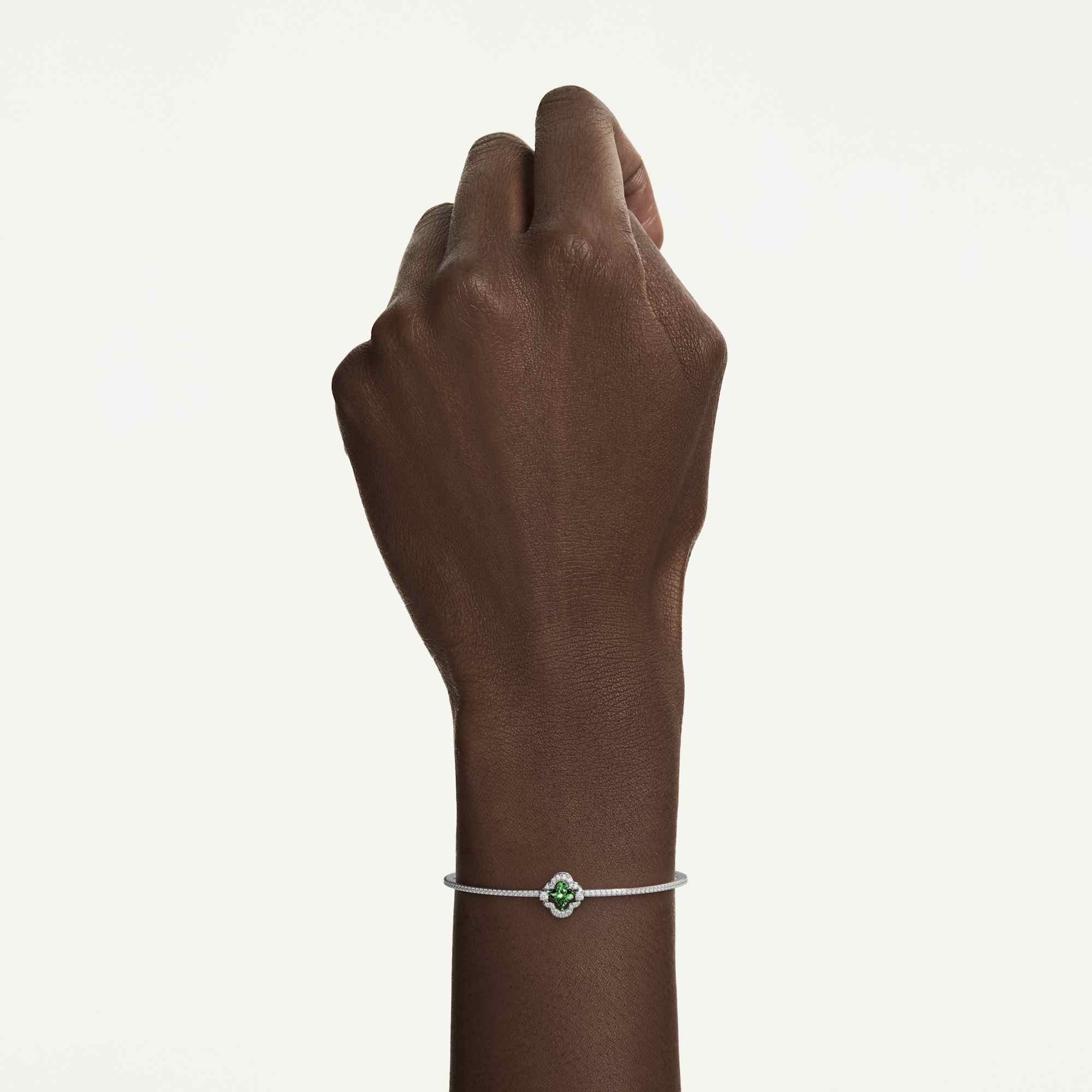 Swarovski Una Green Clover Bangle 5757791 — view 2
