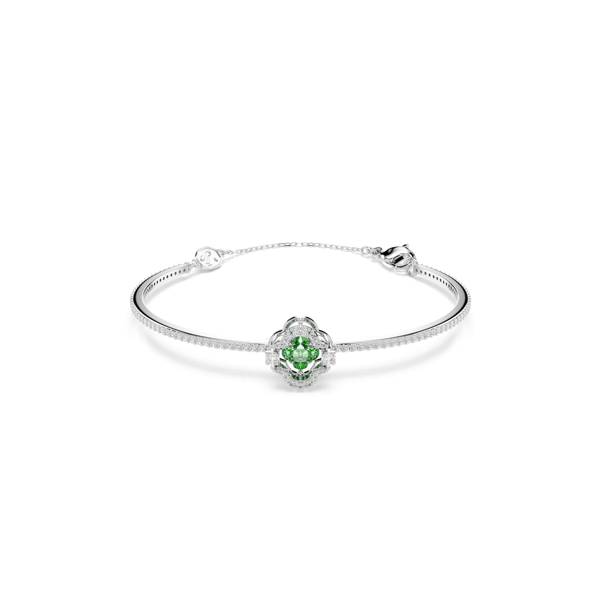 Swarovski Una Green Clover Bangle 5757791