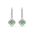 Swarovski Una Green Clover Drop Earrings 5758001