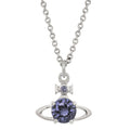 Vivienne Westwood Reina Lavender CZ Necklace 63020095-02P250