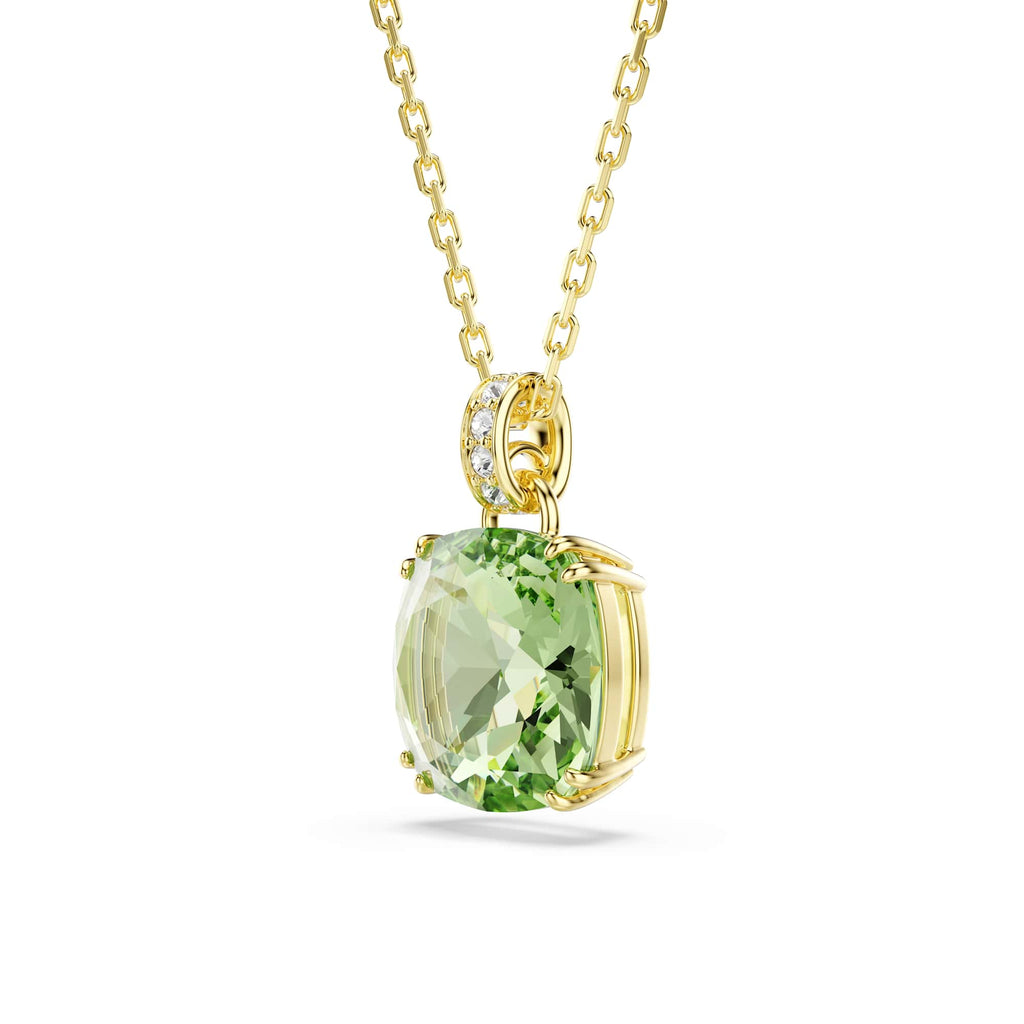 Swarovski Millenia Green Cushion Cut Pendant Necklace 5764821