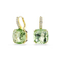 Swarovski Millenia Green Cushion Cut Drop Earrings 5764822