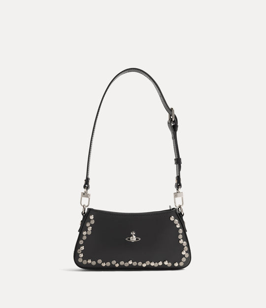 Women's Vivienne Westwood Tasha Shoulder Phone Bag in Black