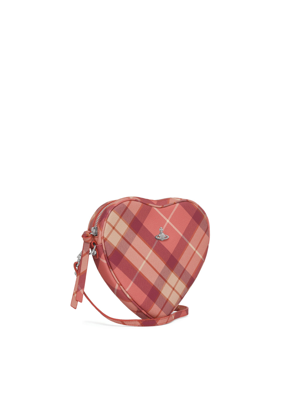 Women's Vivienne Westwood Alexa Heart Crossbody in Fraser Pink — view 2