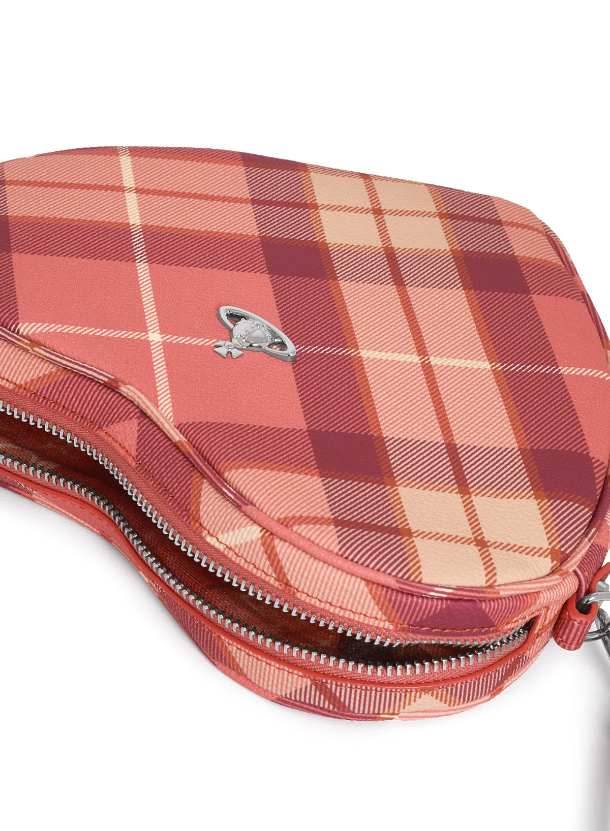 Women's Vivienne Westwood Alexa Heart Crossbody in Fraser Pink — view 3