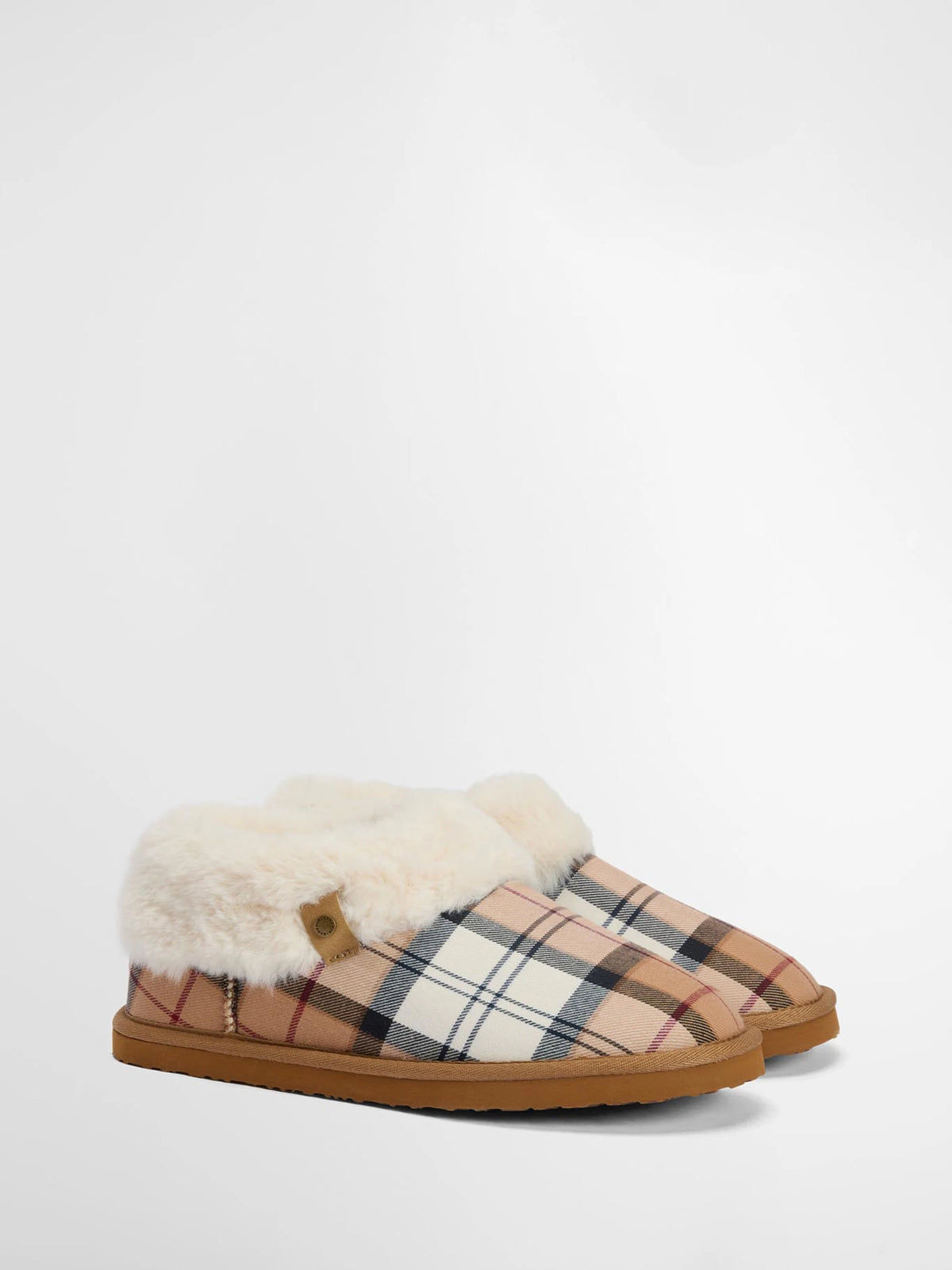 Women's Barbour Eloise Tartan Bootie Slippers — view 2