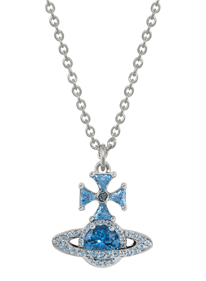 Vivienne Westwood Mila Blue Necklace 6301014B-02P289-