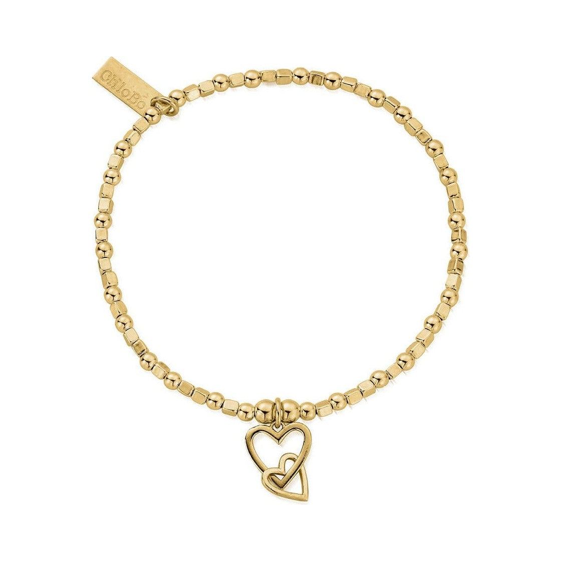 ChloBo Interlocking Love Heart Bracelet SBCFB572
