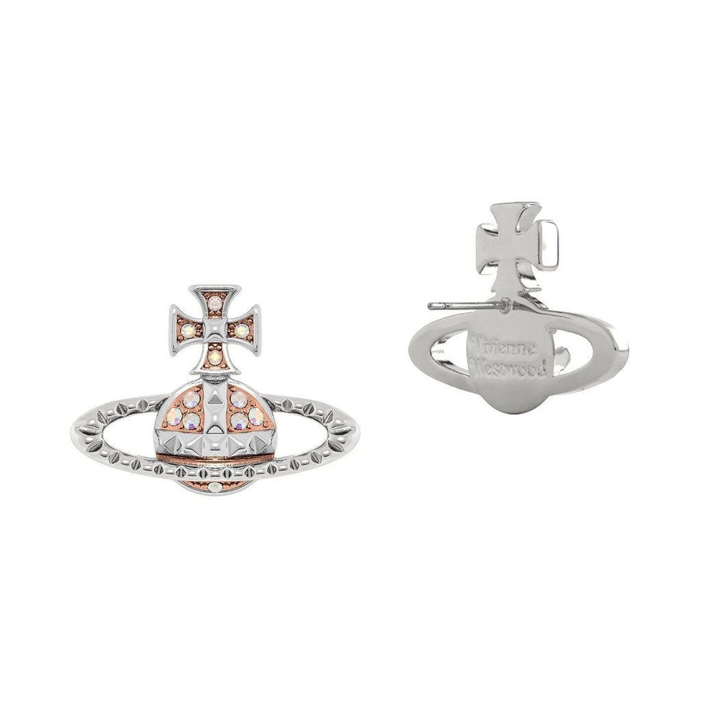 Vivienne Westwood Mayfair Bas Relief Earrings Pink Crystal Ab Crystal 6201035E-02W205
