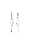 The Kit Heath Entwine Twine Twist Drop Earrings, a silver sterling jewelry from Kit Heath, at OD’s Jewellers in St Helens.