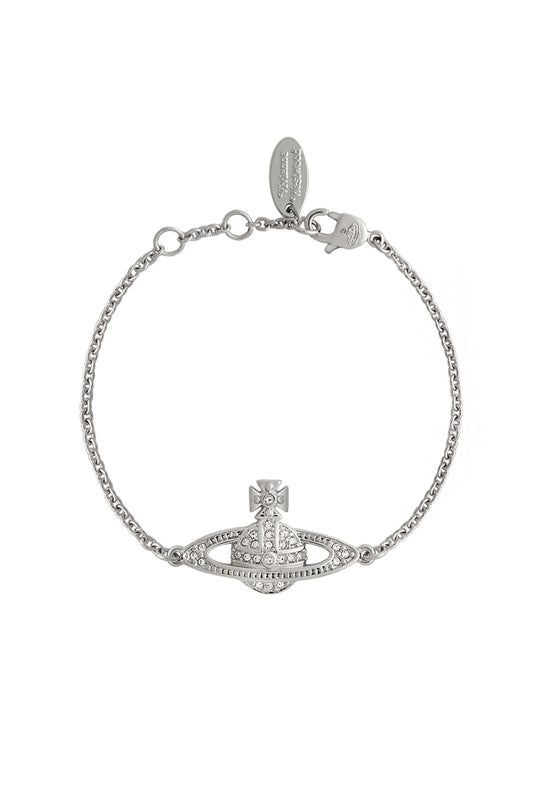 Vivienne Westwood Platinum Plated Mini Bas Relief Bracelet 61020051-02P116-CN