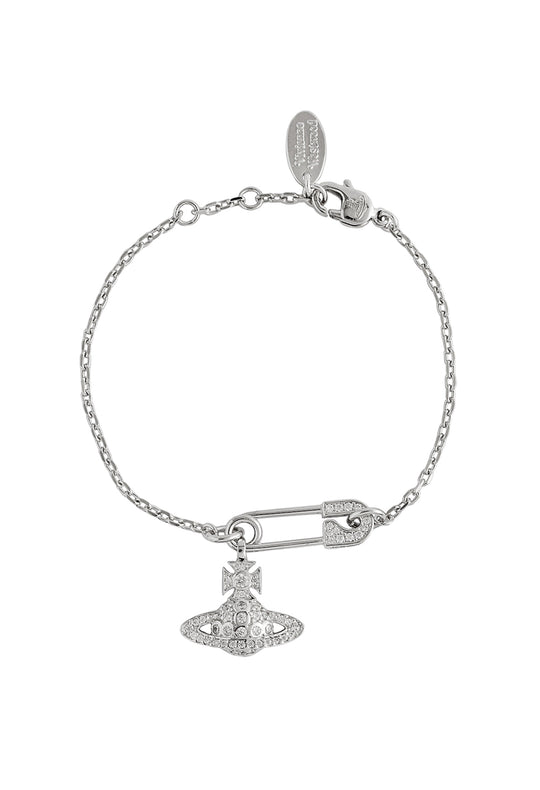 Vivienne Westwood Platinum Plated Lucrece Bracelet 61020153-02P102-IM