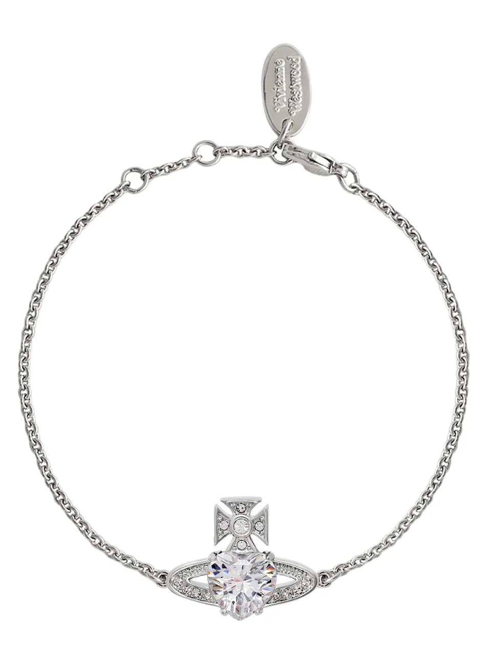 Vivienne Westwood Ariella Heart Crystal Bracelet 6102020Q-02P169-CN