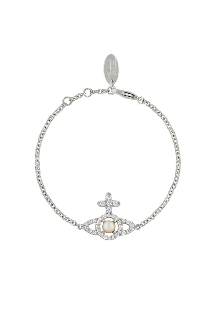 Vivienne Westwood Olympia Pearl Chain Bracelet 6102021E-02P132