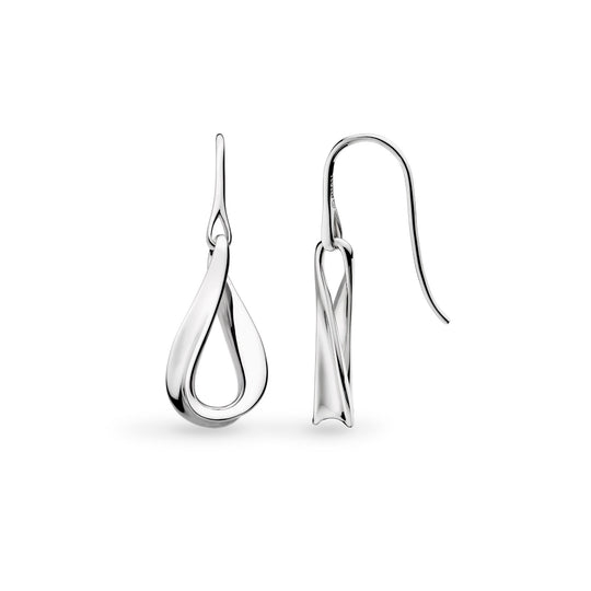 Kit Heath Silver Serenity Drop Earrings 61184RP