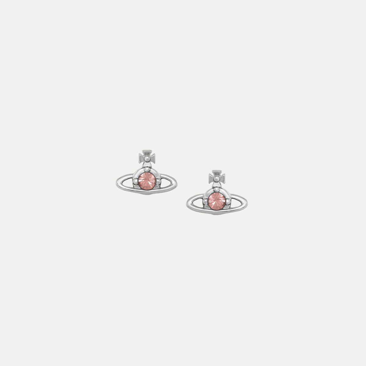 Vivienne Westwood Nano Solitaire Earrings D Rose Crystal 62010037-02P783