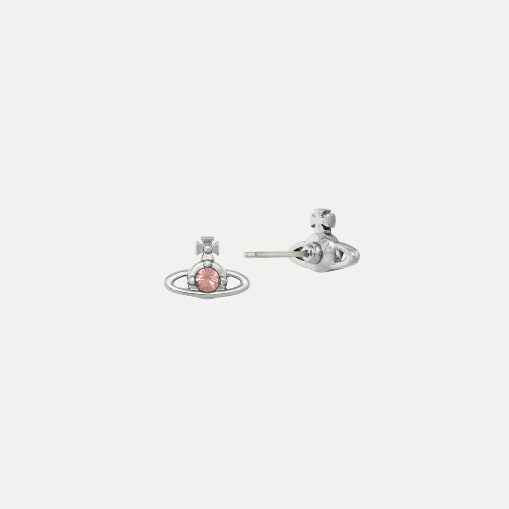 Vivienne Westwood Nano Solitaire Earrings D Rose Crystal 62010037-02P783