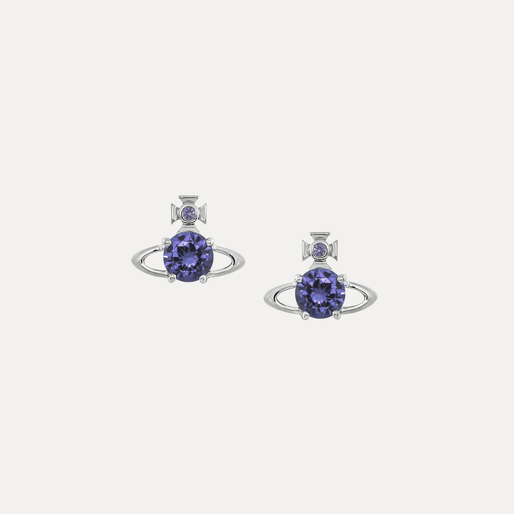 Vivienne Westwood Reina Earrings Lavender Cz 62010070-02P250