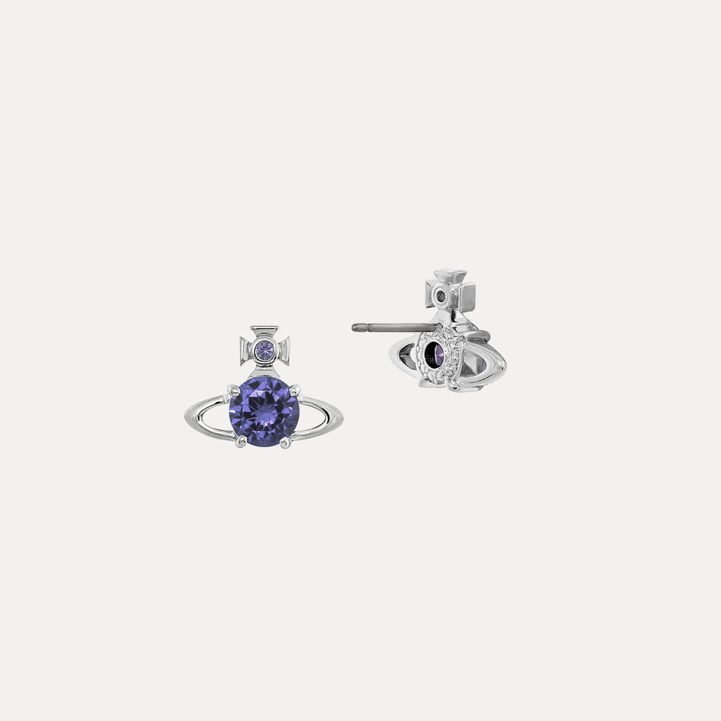 Vivienne Westwood Reina Earrings Lavender Cz 62010070-02P250
