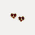 Vivienne Westwood Petra Earrings Copper Red Mop Honey Crystal 62010074-02RA24
