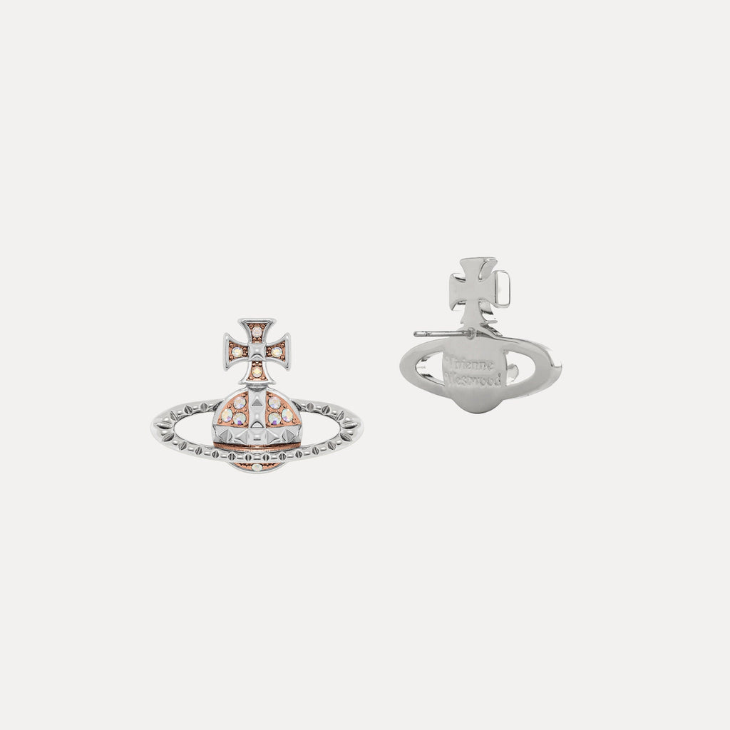 Vivienne Westwood Mayfair Bas Relief Earrings Pink Crystal Ab Crystal 6201035E-02W205