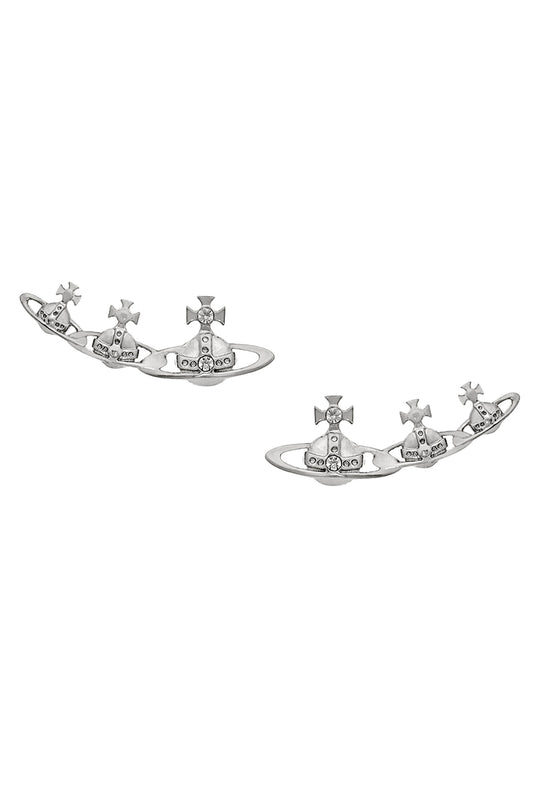 Vivienne Westwood Platinum Plated Crystal Candy Earrings 62020160-02P116-