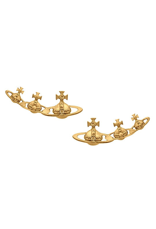 Vivienne Westwood Gold Plated Crystal Candy Earrings 62020160-02R121-