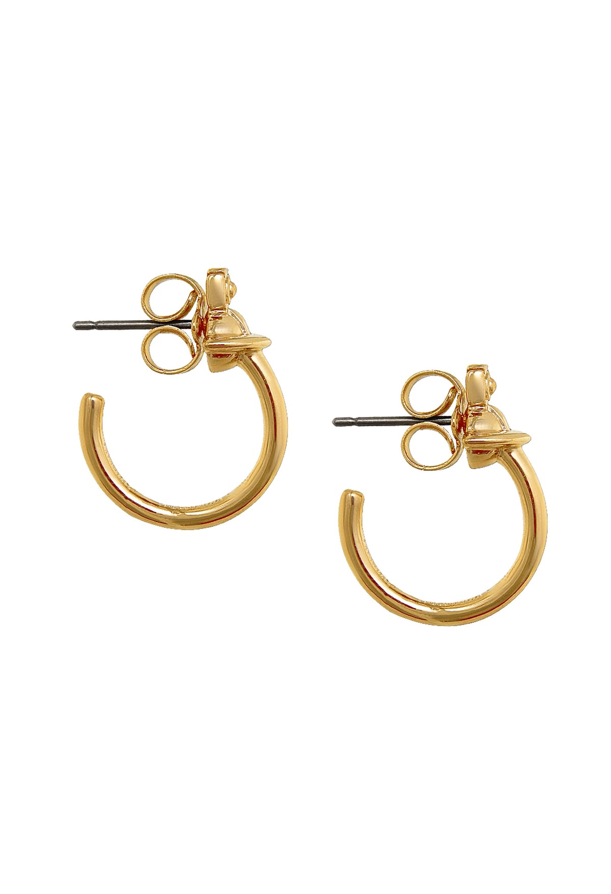 Vivienne Westwood Vera Hoop Earrings, a gold-plated hoop earrings from Vivienne Westwood, available at OD’s Jewellers in St Helens.