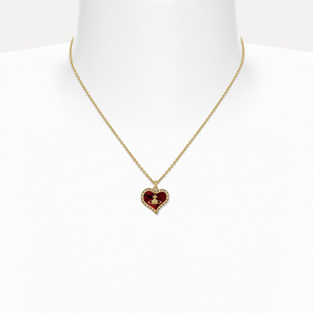 Vivienne Westwood Petra Pendant Copper Red Mop Honey Crystal 63020103-02RA24