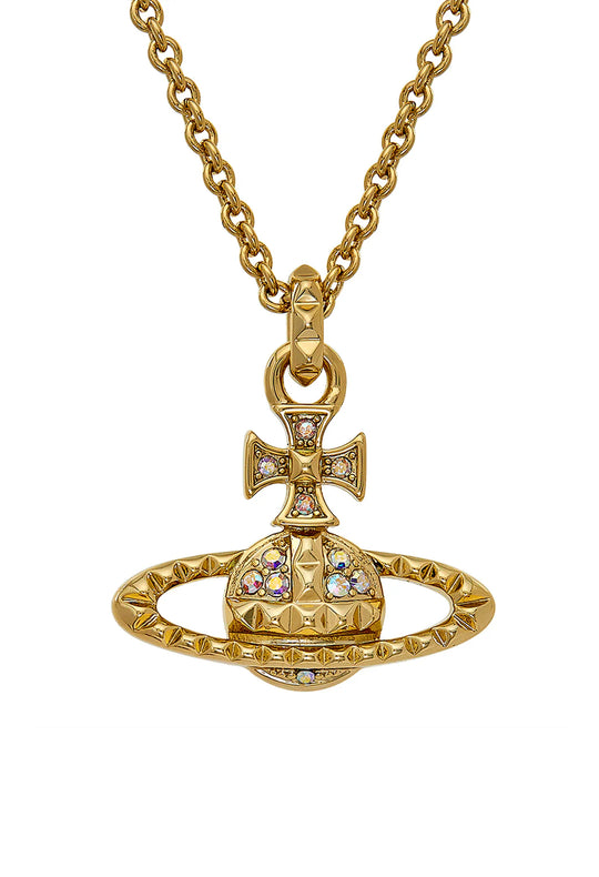 Vivienne Westwood Mayfair Bas Relief Aurora Crystal Necklace 630203EG-02R115-