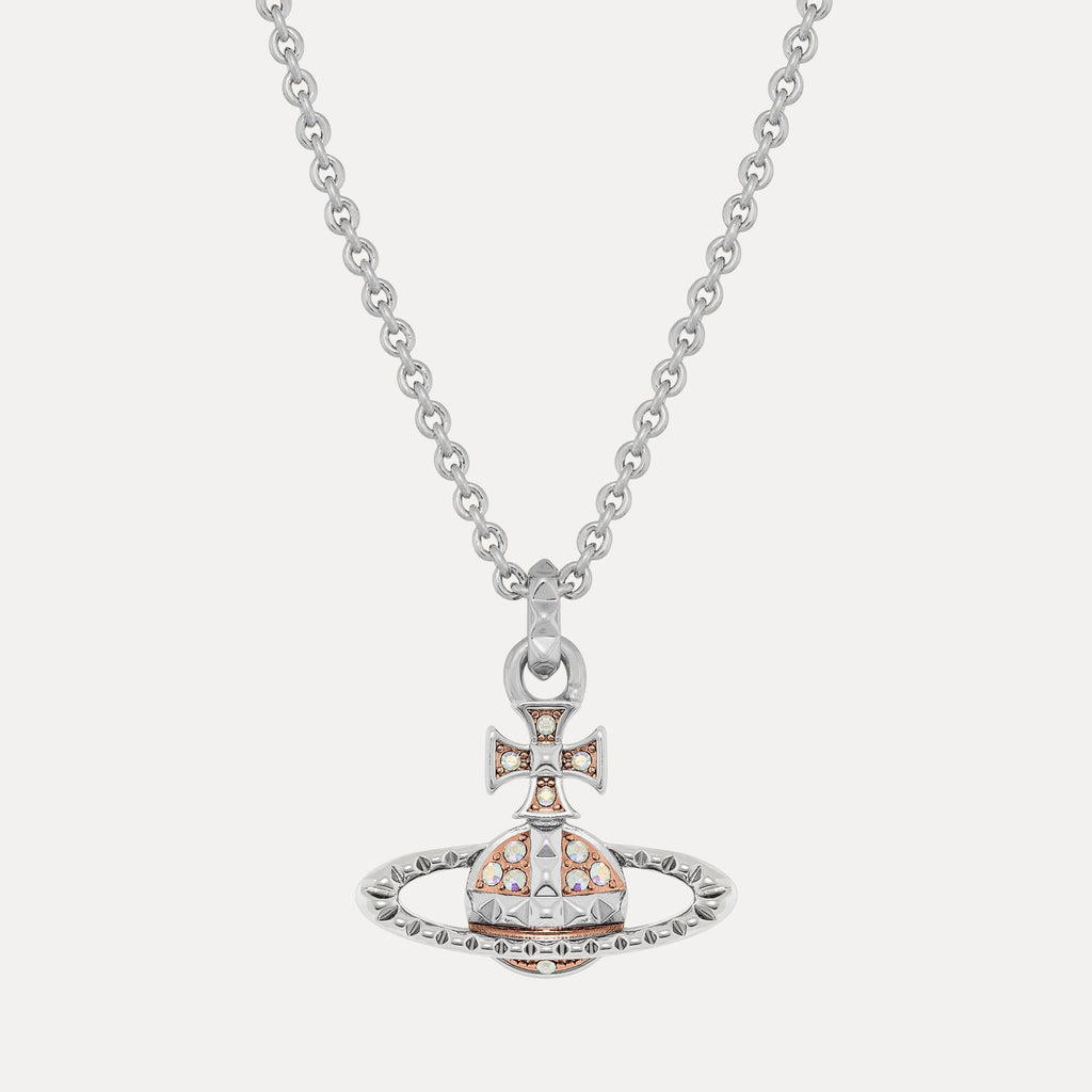 Vivienne Westwood Mayfair Bas Relief Pendant Pink Crystal Ab Crystal 630203EG-02W205