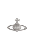 Vivienne Westwood Bas Relief Brooch, platinum plated jewelry from Vivienne Westwood, available at OD’s Jewellers in St Helens.