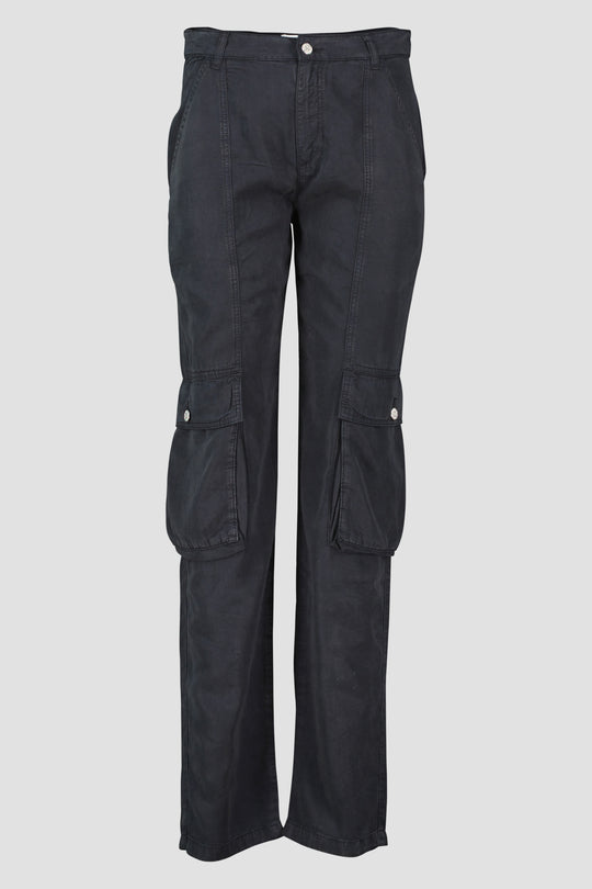 Women's Moschino Jeans Black Cargo Trousers