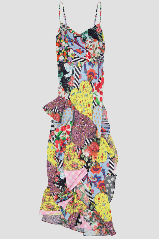 Women's Moschino Jeans Black Print Maxi Dress