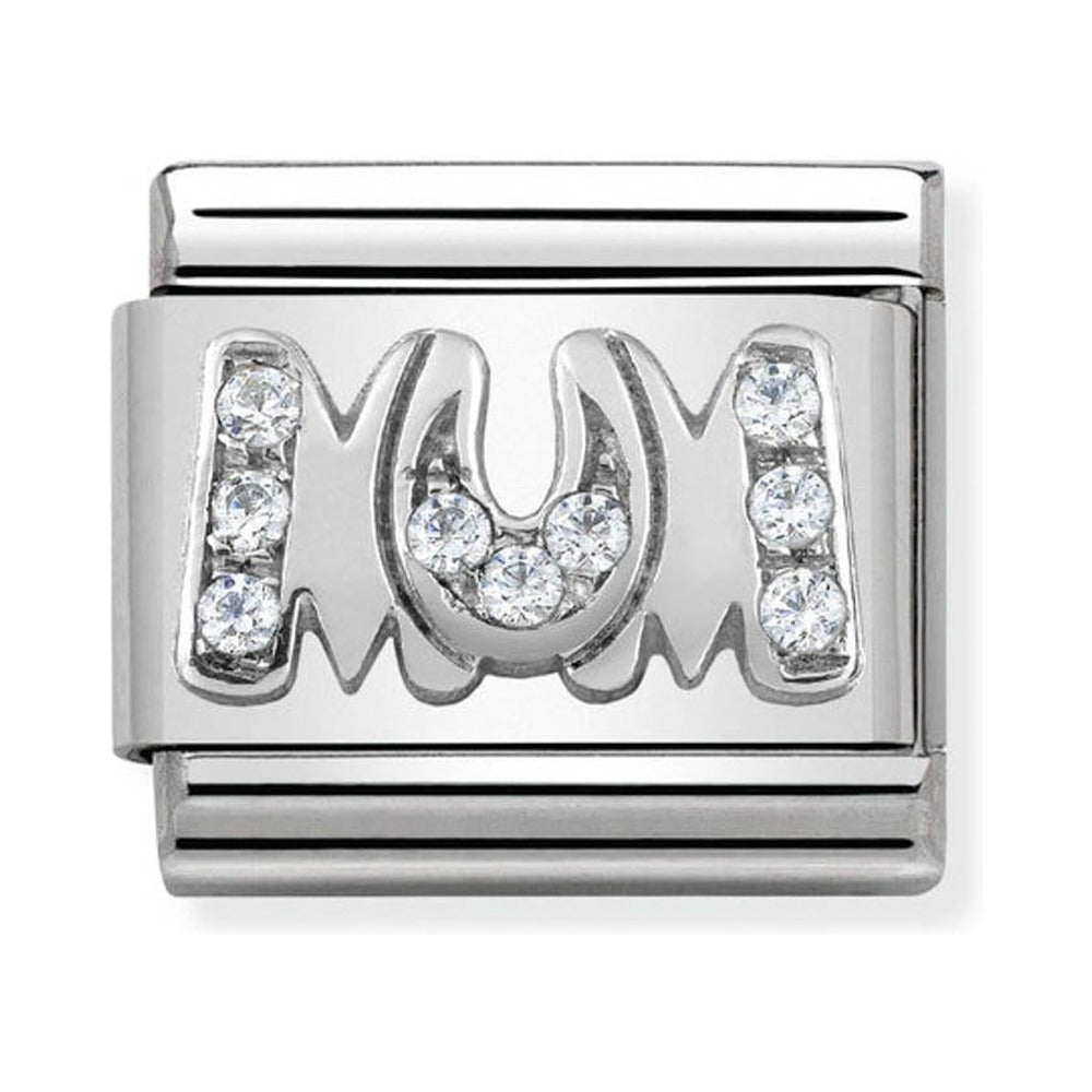 Nomination Composable Silver CZ Mum Charm 330316/08