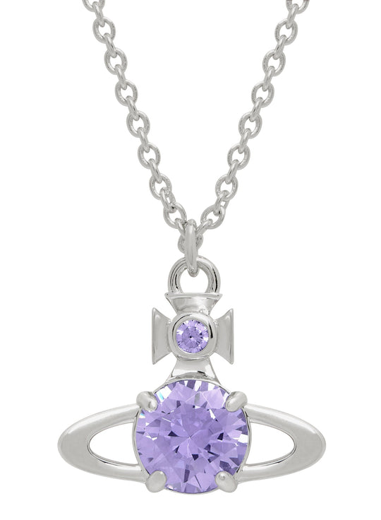 Large Lavender CZ Reina Necklace 630203GL-02P691-