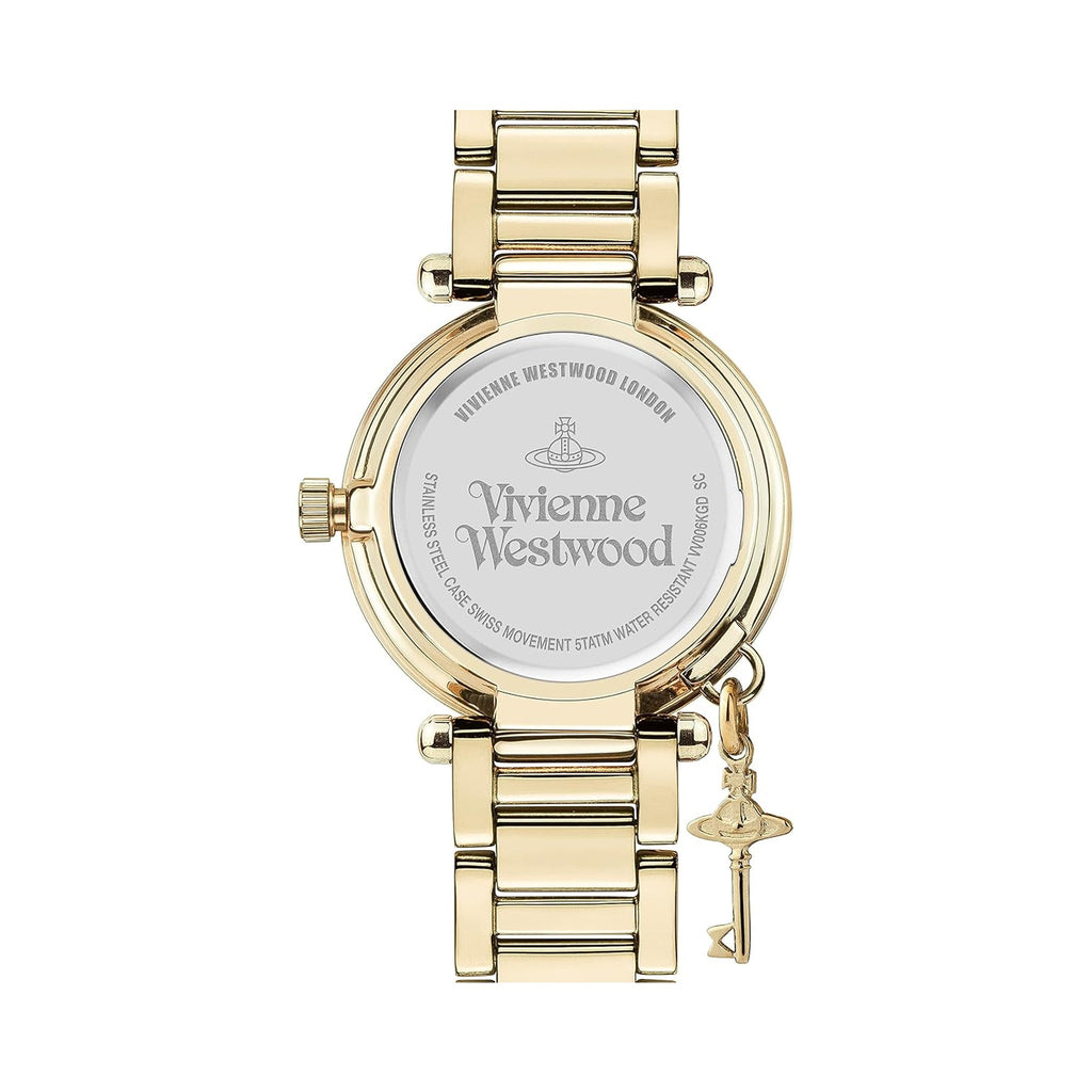 The Vivienne Westwood Kensington Watch, gold-tone stainless steel jewelry watch from Vivienne Westwood, at OD’s Jewellers in St Helens.