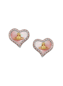 Vivienne Westwood Petra Pink MOP Earrings 62010074-02P659-