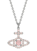 Vivienne Westwood Olympia Peach CZ Necklace 630203IC-02P773