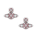 Vivienne Westwood Rachelle Dark Rose Bas Relief Earrings 6201038Q-02P788-