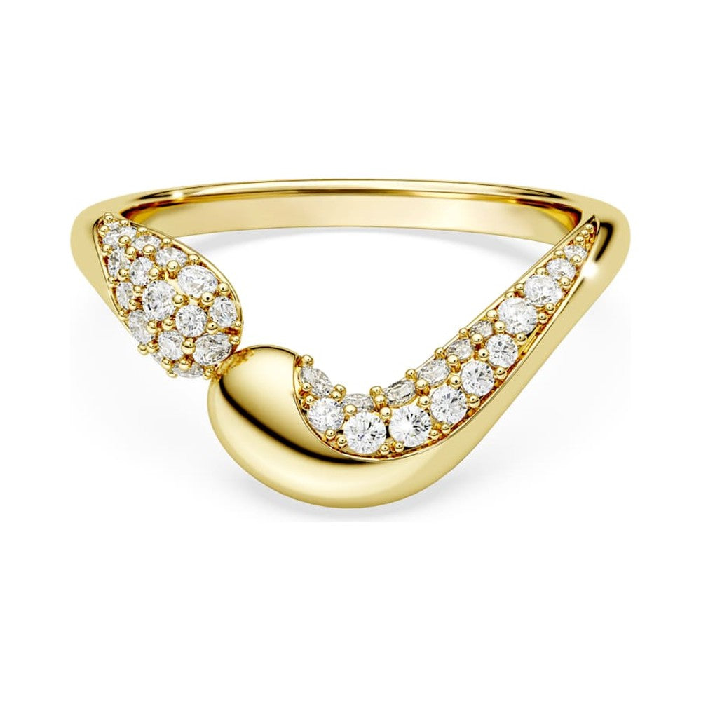 Swarovski Classica Silver/Gold Plated Zirconia Ring