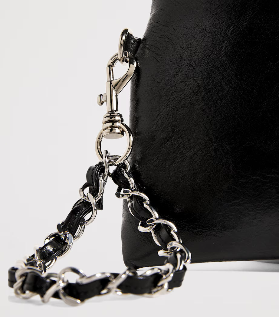 Womens Vivienne Westwood Sadie Wristlet Pouch Black Handbag — view 5