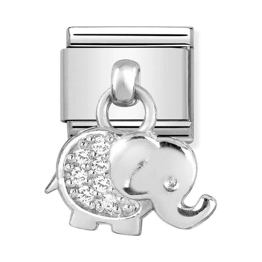 Nomination Composable Silver Elephant Drop Charm 331800/017